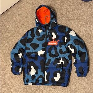 Members Only x Nickelodeon Camo Heavyweight Puffer Jacket